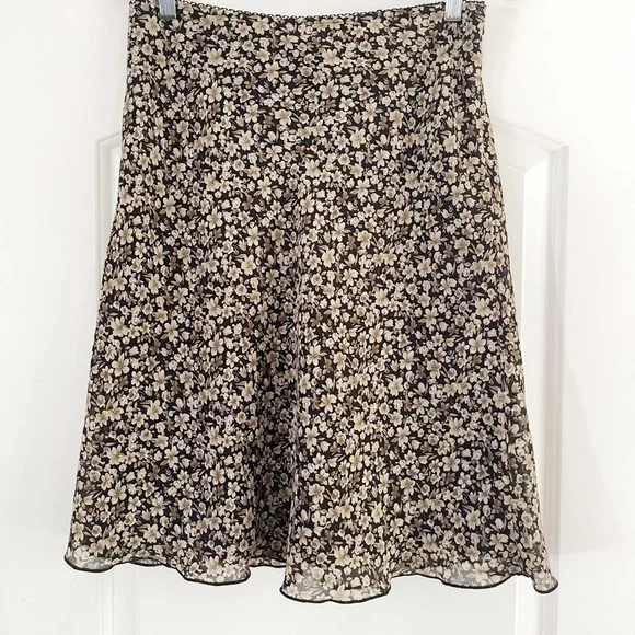 Vintage Y2K Old Navy Floral Slip Skirt - 8 - Picture 1 of 5